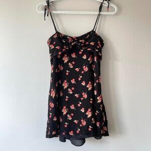 for love and lemons cherry babydoll dress - xs